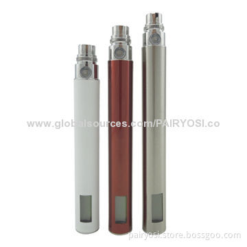 ego LCD display remaining capacity and smoked puffs, eGo threaded